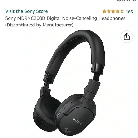 SONY  DIGITAL NEW EXPENSIVE HEADPHONES 🎧 FOR LAPTOPS 👩‍💻 NOISE-CANCELLING - Picture 2 of 11